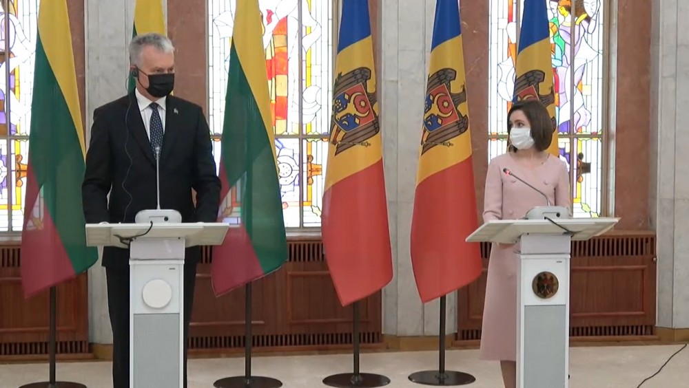 Declarația Maiei Sandu după întrevederea cu Gitanas Nauseda, Președintele Republicii Lituania